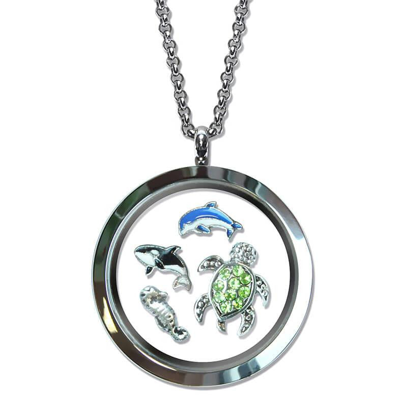 Sea Life Floating Locket