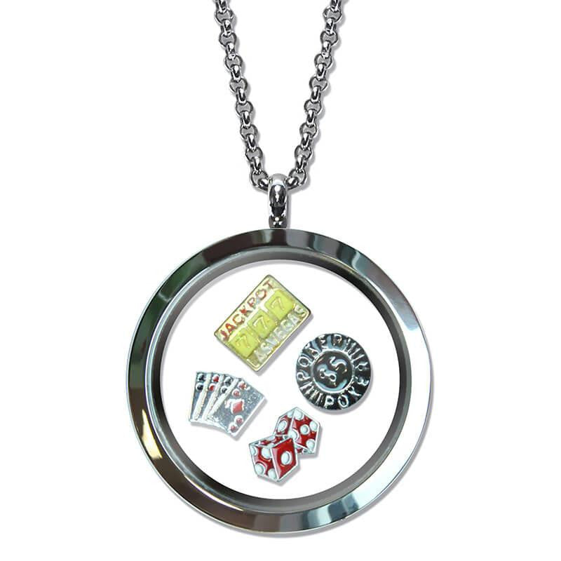 Casino Floating Locket