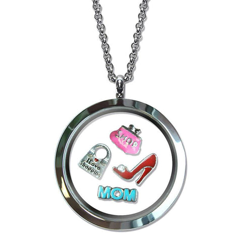 Shopper Mom Floating Locket