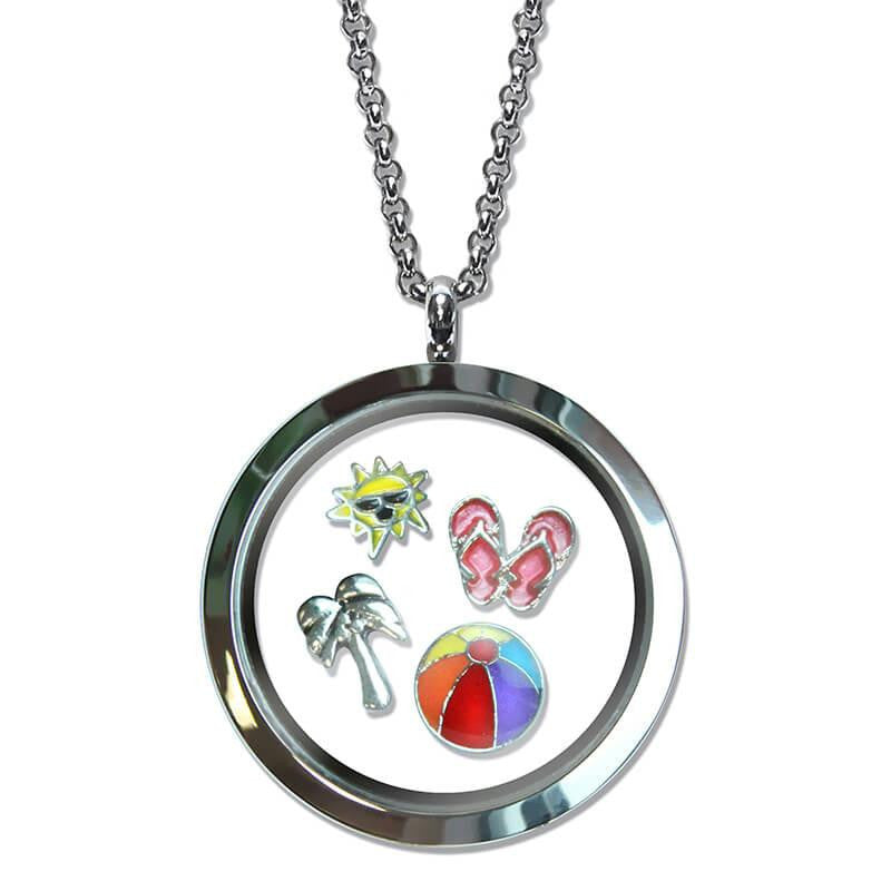 Beach Lover Floating Locket