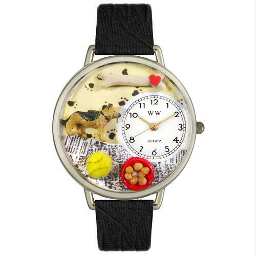 German Shepherd Watch in Silver (Large)