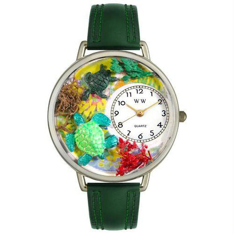 Turtles Watch in Silver (Large)