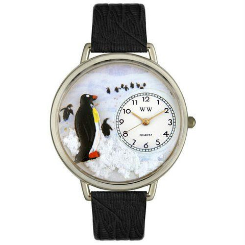 Penguin Watch in Silver (Large)