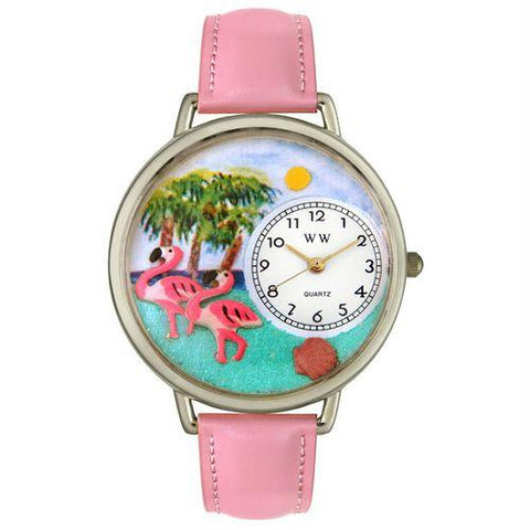 Flamingo Watch in Silver (Large)