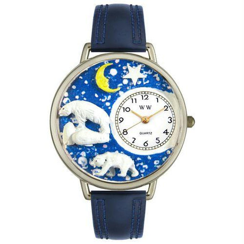 Polar Bear Watch in Silver (Large)