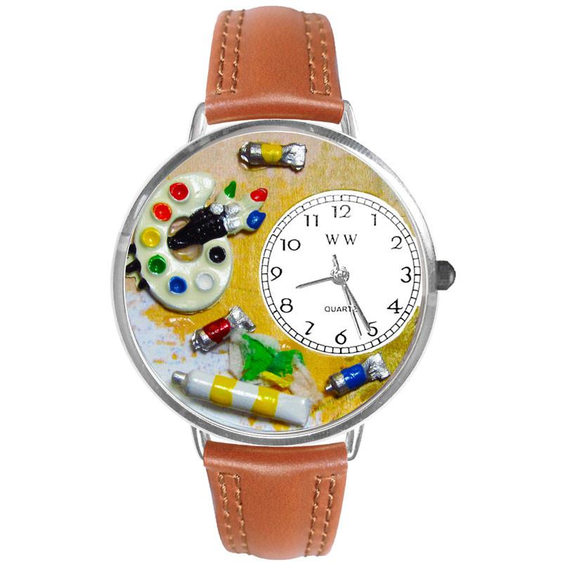 Artist Watch in Silver (Large)