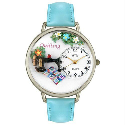 Quilting Watch in Silver (Large)