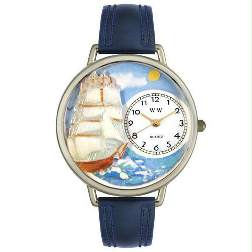 Sailing Watch in Silver (Large)