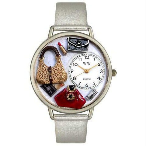 Purse Lover Watch in Silver (Large)