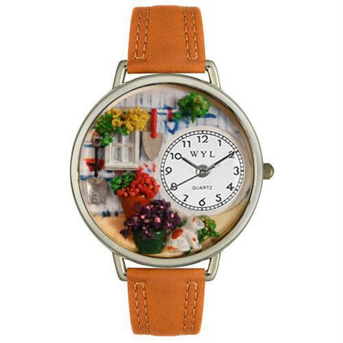 Gardening Watch in Silver (Large)