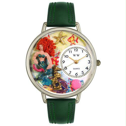 Mermaid Watch in Silver (Large)