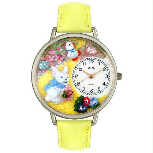 Easter Bunny Watch in Silver (Large)