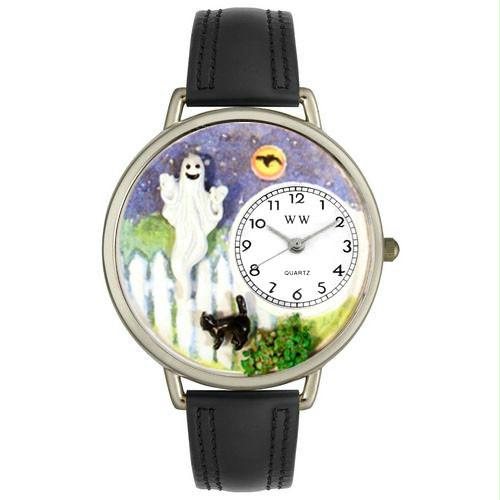 Halloween Ghost Watch in Silver (Large)