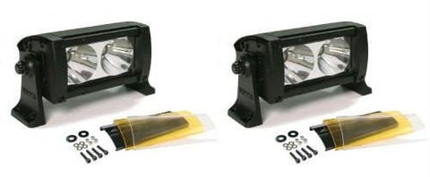 Wurton Off Road Dual 5 inch Black 10W High-Power 2X2 LED Light Bars